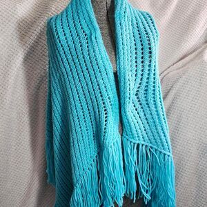 Handicrafts-inc Women's Blue Scarf-wraps Boho